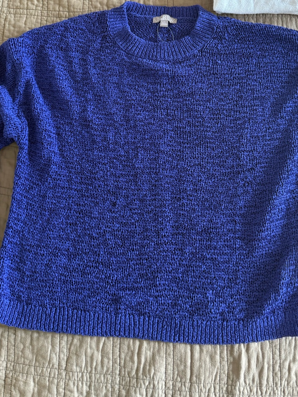 J. Crew Electric Blue Crewneck Sweater